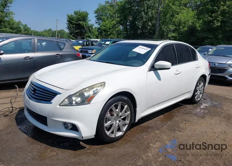 2012 Infiniti G37X from USA, damaged, VIN JN1CV6AR9CM682410
